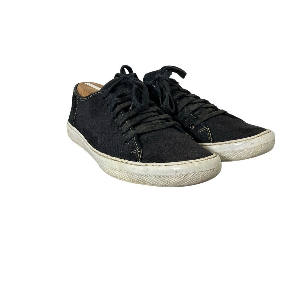 Donald Pliner Rey Canvas Skater Sneaker Black Size 9